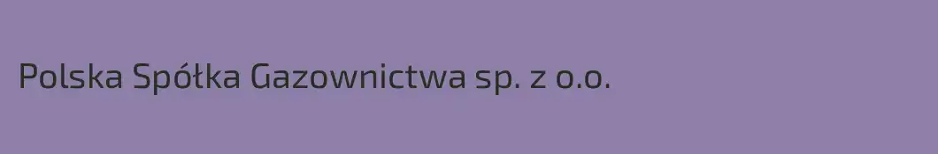 Polska Spółka Gazownictwa sp. z o.o.